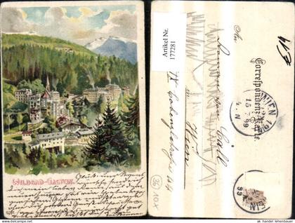 177281,Wildbad Gastein Bad Gastein Künstler Ak