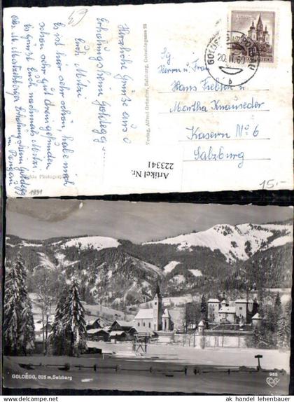 223341,Goldegg Teilansicht Winterbild
