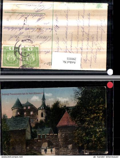 299553,Sankt Veit an der Glan Schloss Frauenstein Motiv Türme