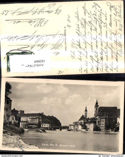 182869,Steyr Zusammenfluss Enns u. Steyr