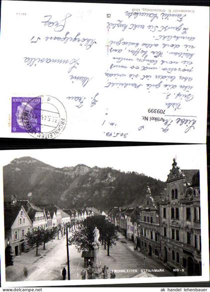 709399 Foto AK Frohnleiten Hauptstraße Dorfpartie