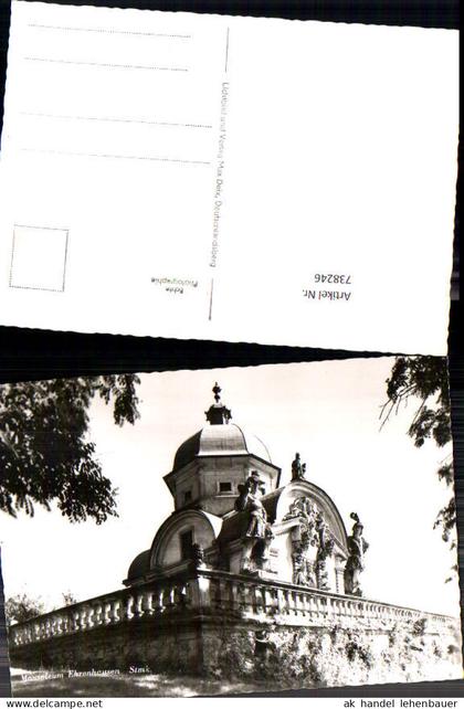 738246 Foto AK Ehrenhausen Mausoleum von Außen