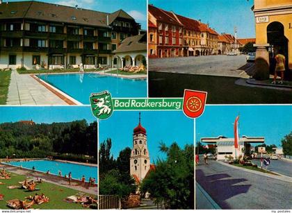 73914241 Bad Radkersburg Kurhaus Ortspartie Freibad Kirche Grenze