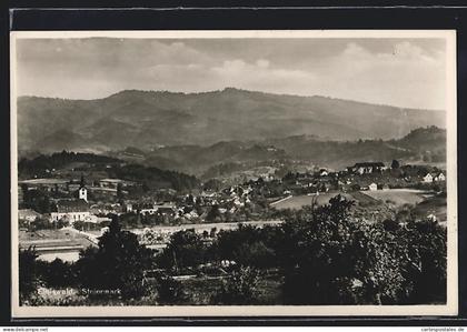 AK Eibiswald, Panorama von einem Berg aus