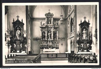 AK Feldbach /Steiermark, Inneres der Stadtpfarrkirche