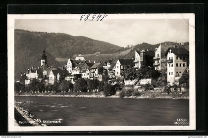 AK Frohnleiten, Ortsansicht mit Fluss