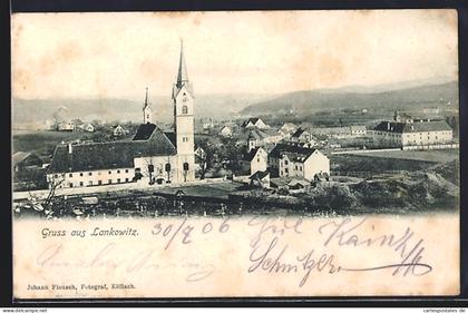 AK Maria Lankowitz, Blick auf die Ortschaft mit Kirche