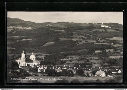 AK Pöllau, Totalansicht mit Pöllauberg