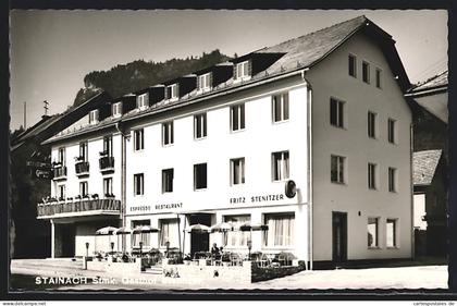 AK Stainach, Gasthof Stenitzer mit Terrasse