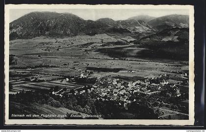 AK Stainach, Ortsansicht mit Flughafen Aigen