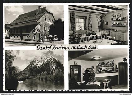 AK Stainach /Stmk., Gasthof Zeiringer, Innenansichten