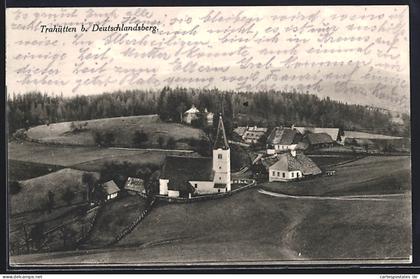 AK Trahütten b. Deutschlandsberg, Ortspartie mit Kirche