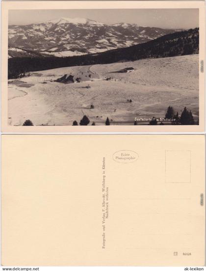 Ansichtskarte Köflach Seetalerhütt mit Stubalpe 1930