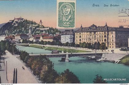 AUSTRIA - Graz - Drei Brucken 1919