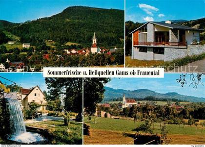 Bad Gams Sommerfrische Heilquellen Kipperquellen Hubertusquelle Ortsansicht mit