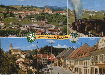 Birkfeld Panorama Ortsansicht Dampflok