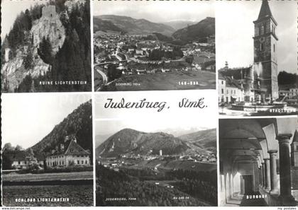 Judenburg Steiermark Ruine Lichtenstein Schloss Lichtenstein Burghof Stadtturm
