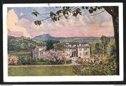 Künstler-AK Fehring, Hatzendorf, Heilstätte Dr. Lemperg