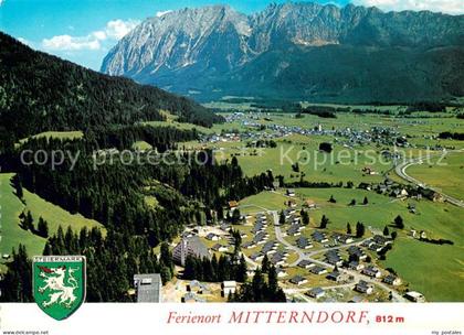 Mitterndorf Bad Contracta Feriendorf Sonnenalm mit Grimming Fliegeraufnahme