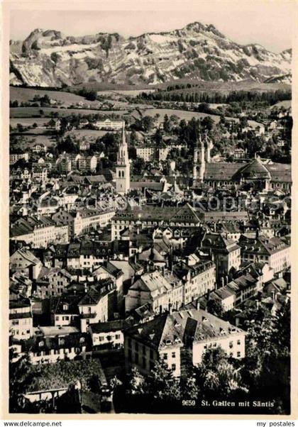 Sankt Gallen Gesamtansicht Saentis