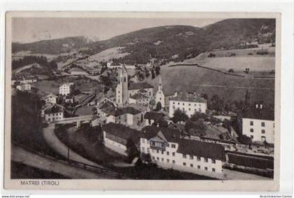 39047639 - Matrei am Brenner mit Gesamtansicht gelaufen von 1928. Gute Erhaltung.