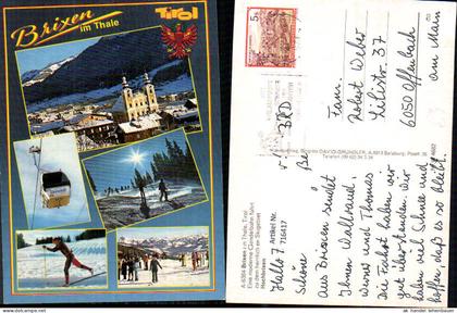 716417 Mehrbild AK Brixen im Thale Hochbrixen Gondel Seilbahn Wintersport
