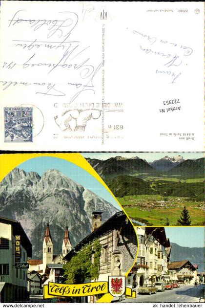 723351 Telfs Gruß aus Marktgemeinde Telfs Bez. Innsbruck Land