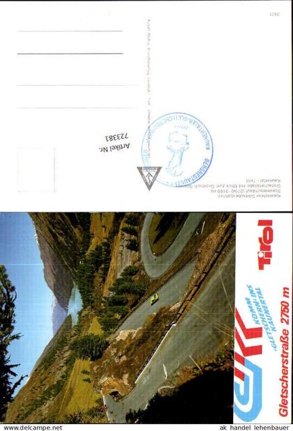 723381 Kaunertal Kauns Gletscherstraße Feichten Gemeinde Kaunertal Bez. Landeck