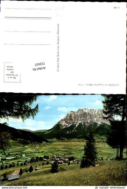 723437 Lermoos mit Zugspitze Marktgemeinde Lermoos Bez. Reutte pub Risch-Lau F 1721