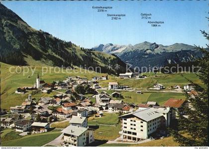72557761 Berwang Tirol Panorama Bergkette Berwang