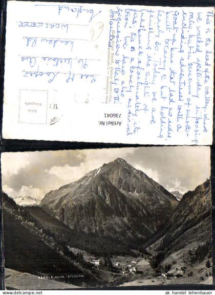 736041 Foto AK Ranalt Stubaital Neustift im Stubaital
