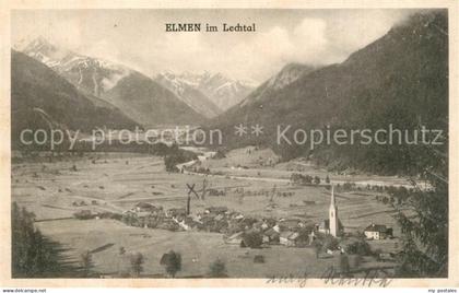 Elmen Tirol Panorama Lechtal Alpen