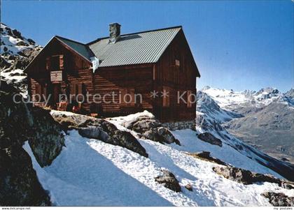 Kaunertal Rauhekopf-Huette mit Glockturm