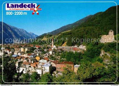 Landeck Tirol Fremdenverkehrsstadt Oberes Inntal Schloss Landeck