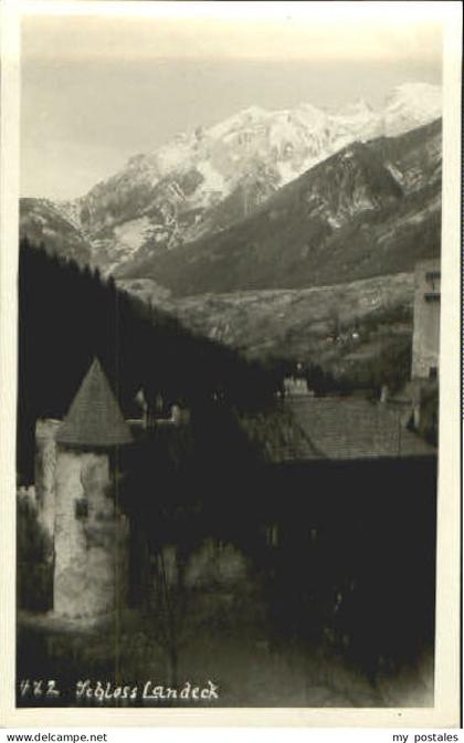 Landeck Tirol Schloss Landeck  ungelaufen ca. 1930