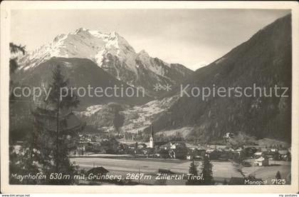 Mayrhofen Zillertal Zillertal Gruenberg
