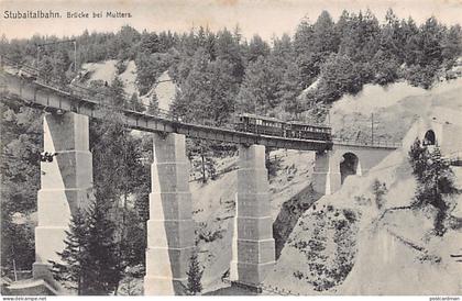 Österreich - Stubbaithalbahn (T) Brücke bei Mutters