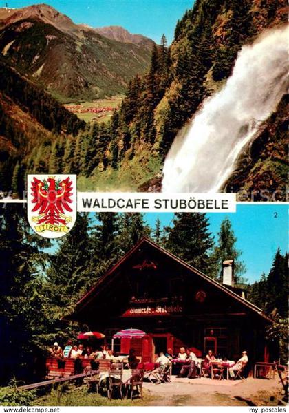 Umhausen Tirol Waldcafe Stuboebele Terrasse