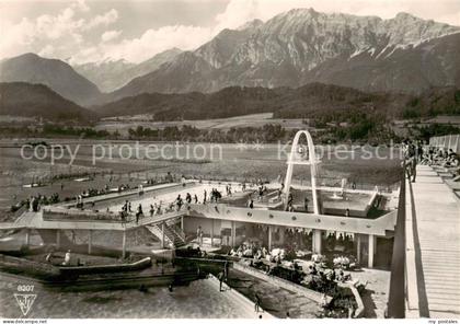 Wattens Tirol AT Alpenbad Freibad Alpenblick