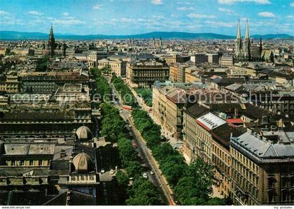 Wien Ringstrasse Blick vom Ringturm