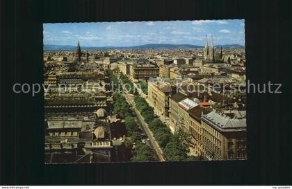 Wien Ringstrasse Blick vom Ringturm
