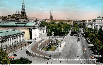 Wien Ringstrasse Parlament Rathaus