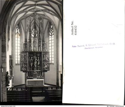 416432,Foto AK Vöcklabruck Kirche Innenansicht Altar