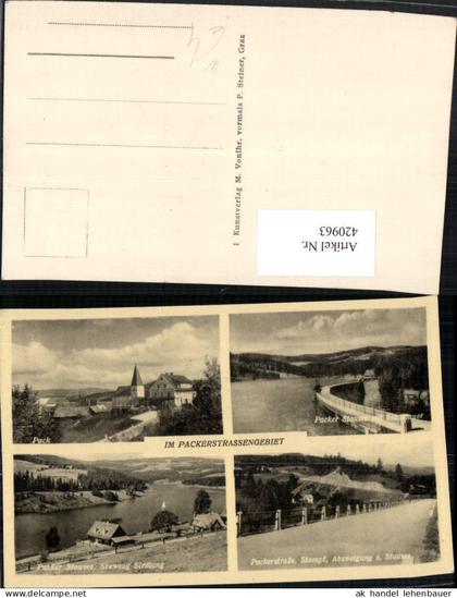 420963,Packerstraße b. Pack Edelschrott Totale Stausee Mehrbildkarte