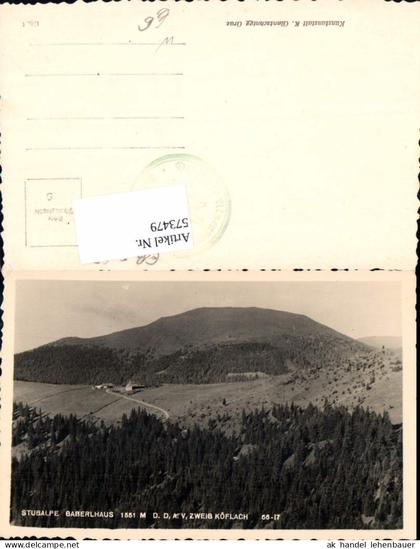 573479,Stubalpe Gaberlhaus Zweig Köflach bei Köflach