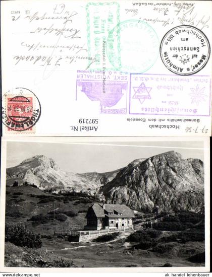 597219,Hochschwab bei Aflenz Thörl Sonnschienhütte Ebenstein