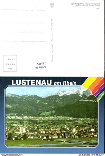 741675 Lustenau am Rhein Ansicht m. Bergkulisse