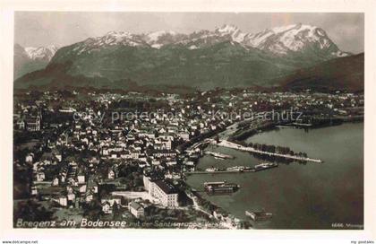 BREGENZ Vorarlberg Bodensee Fliegeraufnahme mit der Saentisgruppe Vorarlberg