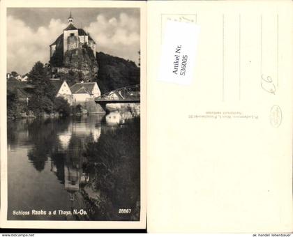536005,tolle AK Raabs an der Thaya Burg Schloss