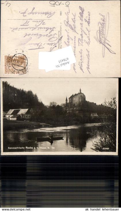 678435 Raabs an der Thaya Boot Burg